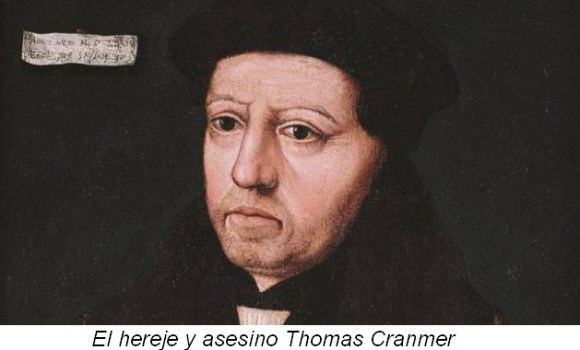 Resultado de imagen para cranmer excomulgado