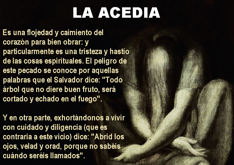 Resultado de imagen para demonio acedia