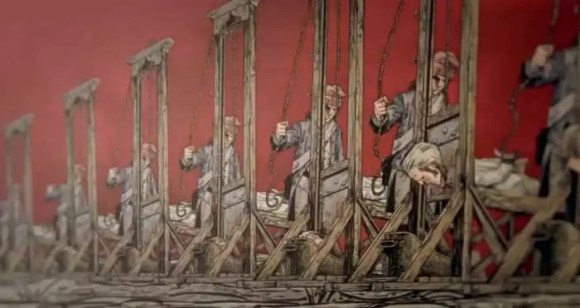 Guillotina-en-la-Revolución-Francesa